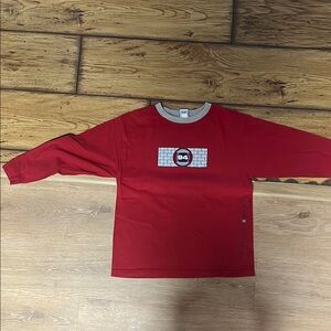 Old Navy Red Long Sleeve Kids Tee